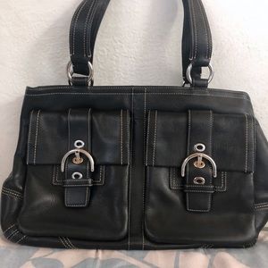 Leather Coach Hand Bag